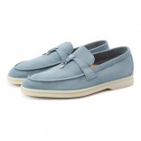 Замшевые лоферы Summer Charms Walk серо-голубые