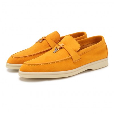 Замшевые лоферы Summer Charms Walk  желтые