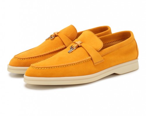 Замшевые лоферы Summer Charms Walk  желтые