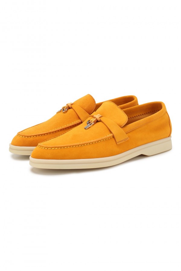 Замшевые лоферы Summer Charms Walk  желтые