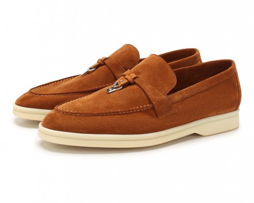 Замшевые лоферы Summer Charms Walk каштановые