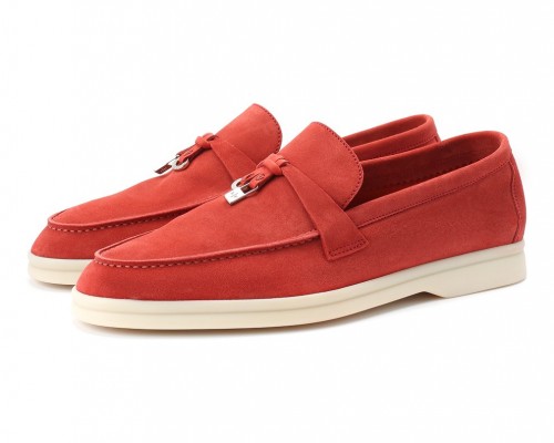 Замшевые лоферы Summer Charms Walk красные