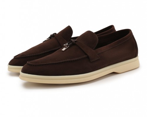 Замшевые лоферы Summer Charms Walk коричневые