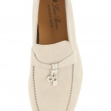 Замшевые лоферы Summer Charms Walk молочные