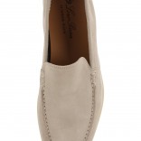 Замшевые лоферы Summer Walk молочные