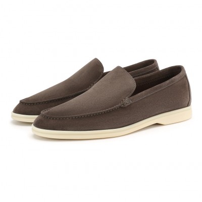 Замшевые лоферы Summer Walk кофейные