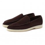 Замшевые лоферы Summer Walk шоколадные