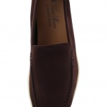 Замшевые лоферы Summer Walk шоколадные