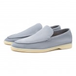 Замшевые лоферы Summer Walk сиреневые