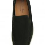 Замшевые лоферы Summer Walk черные