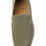 Замшевые лоферы Summer Walk оливковые