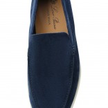 Замшевые лоферы Summer Walk синие