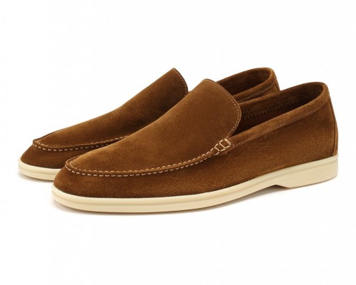 Замшевые лоферы Summer Walk коричневые