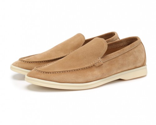 Замшевые лоферы Summer Walk песочные